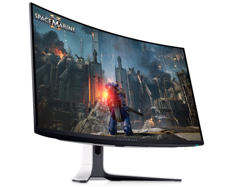 Fotografija proizvoda: 31.5 inčni AW3225QF 4K OLED 240Hz G-Sync Alienware Gaming beli monitor