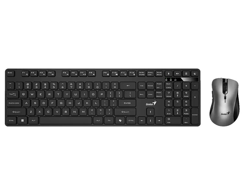 Fotografija proizvoda: KM-8216S Wireless USB YU bežična crna tastatura i miš