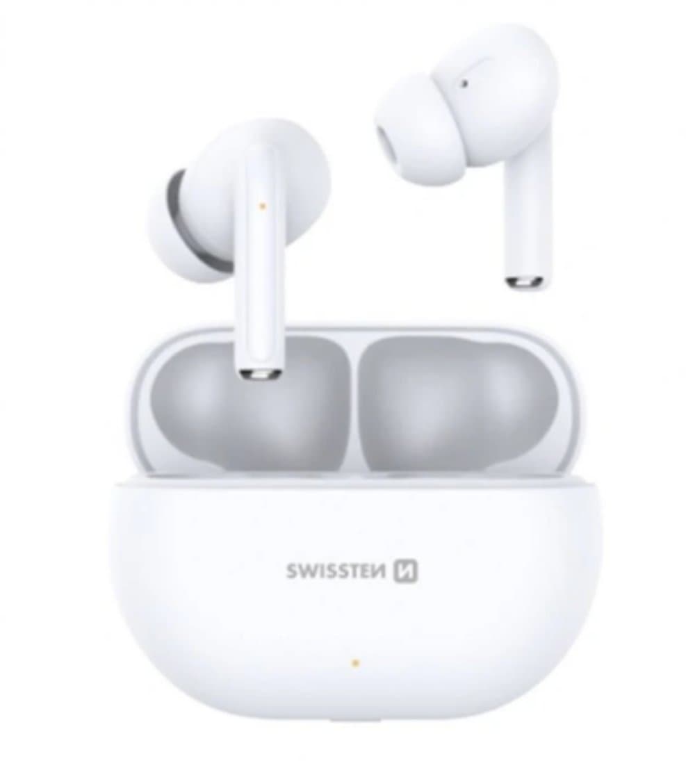 Fotografija proizvoda: BLUETOOTH TWS EARPHONES SWISSTEN PRO TUNE WHITE