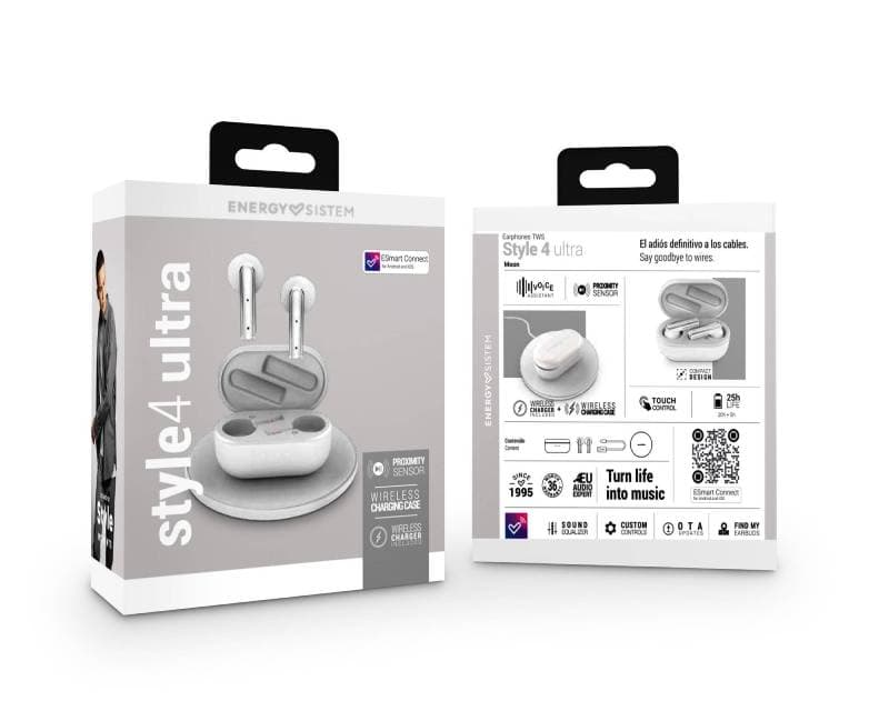 Fotografija proizvoda: Style 4 Ultra Moon True Wireless slušalice bele (M45347)