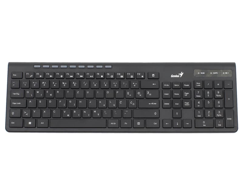 Fotografija proizvoda: SlimStar 7230 USB YU bežična crna tastatura