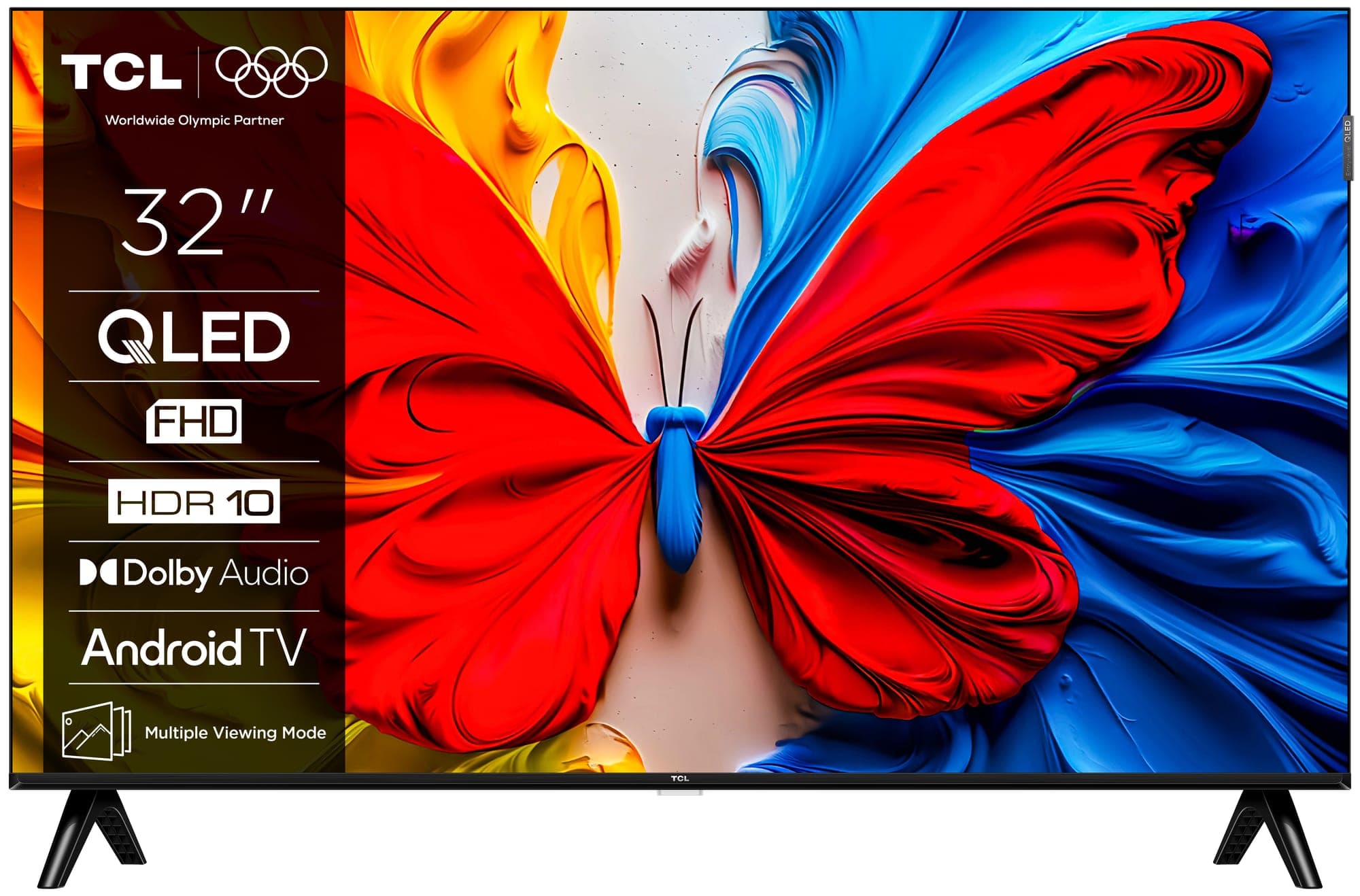 Fotografija proizvoda: Televizor TCL 32S5K/QLED/32"/FullHD/60Hz/Android TV/crna