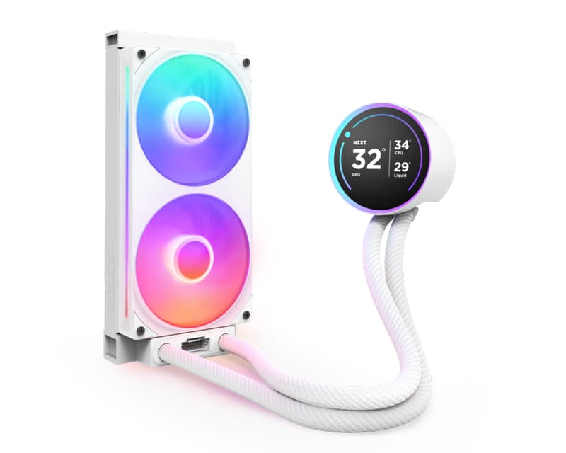 Fotografija proizvoda: Kraken Elite 240 RGB V2 vodeno hlađenje belo (RL-KR24E-W2)