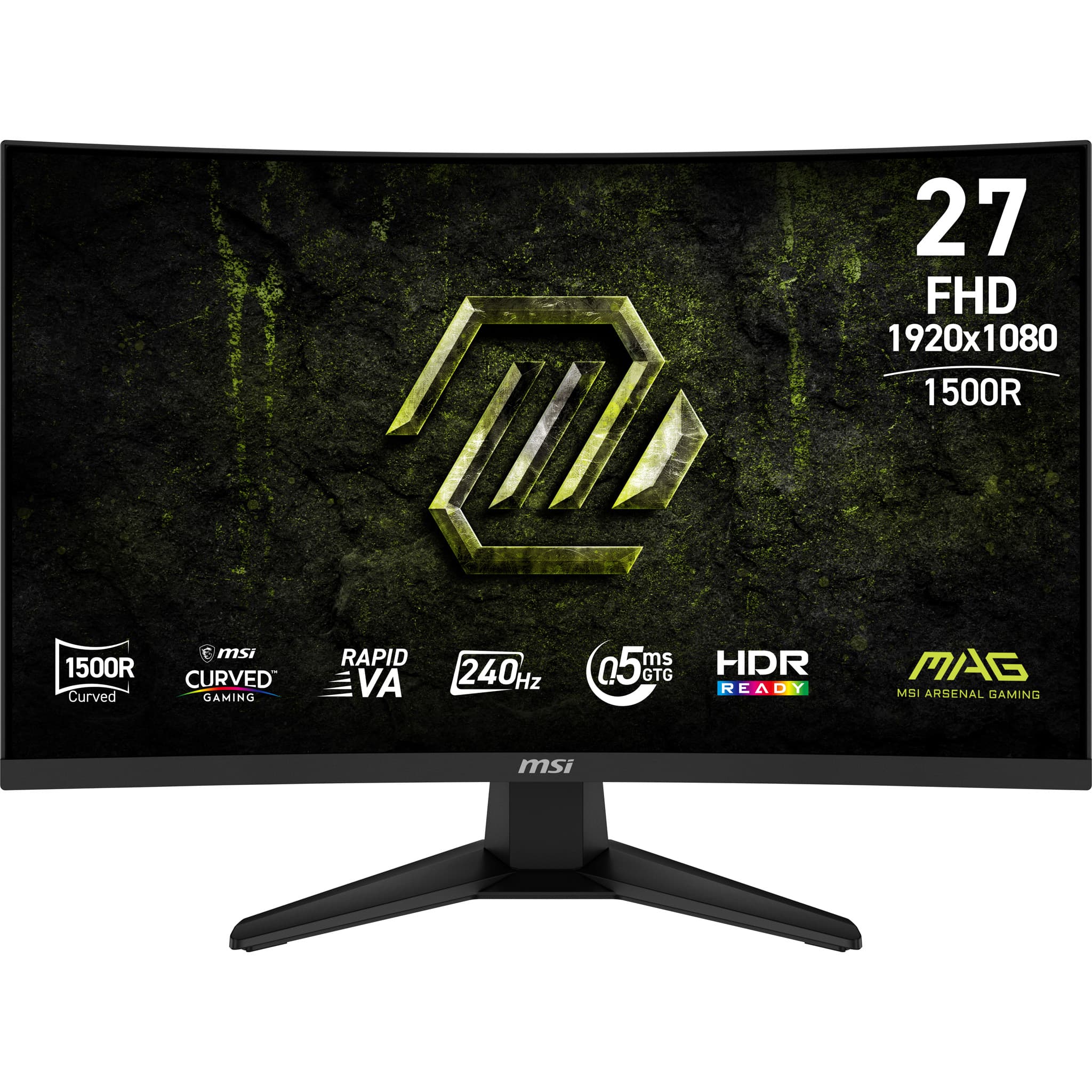 Fotografija proizvoda: 27 inča MAG 275CF X24 FHD 1920x1080 Rapid VA 240 Hz zakrivljeni gaming monitor
