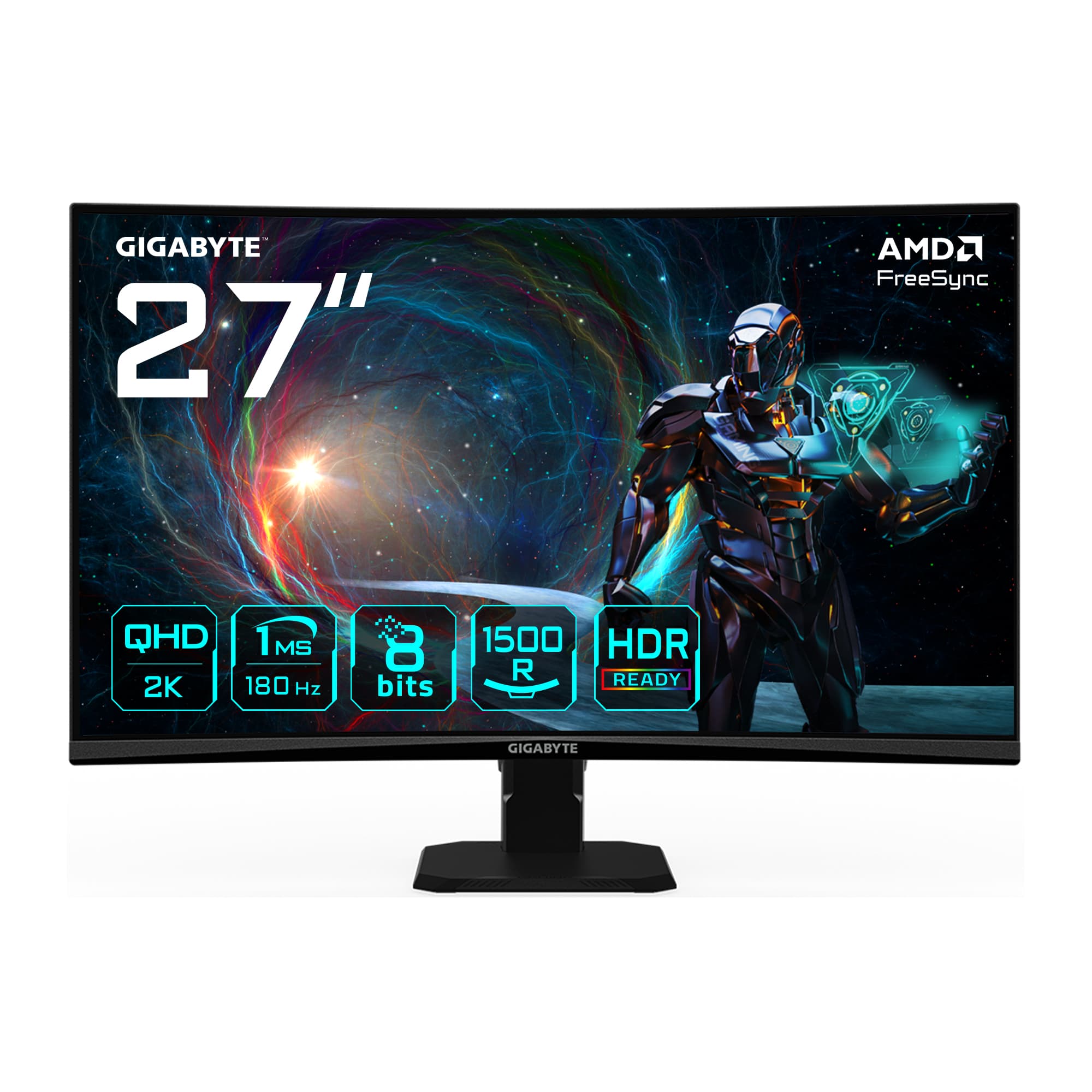Fotografija proizvoda: 27 inča GS27QCA QHD 2560x1440 180 Hz zakrivljeni gaming monitor