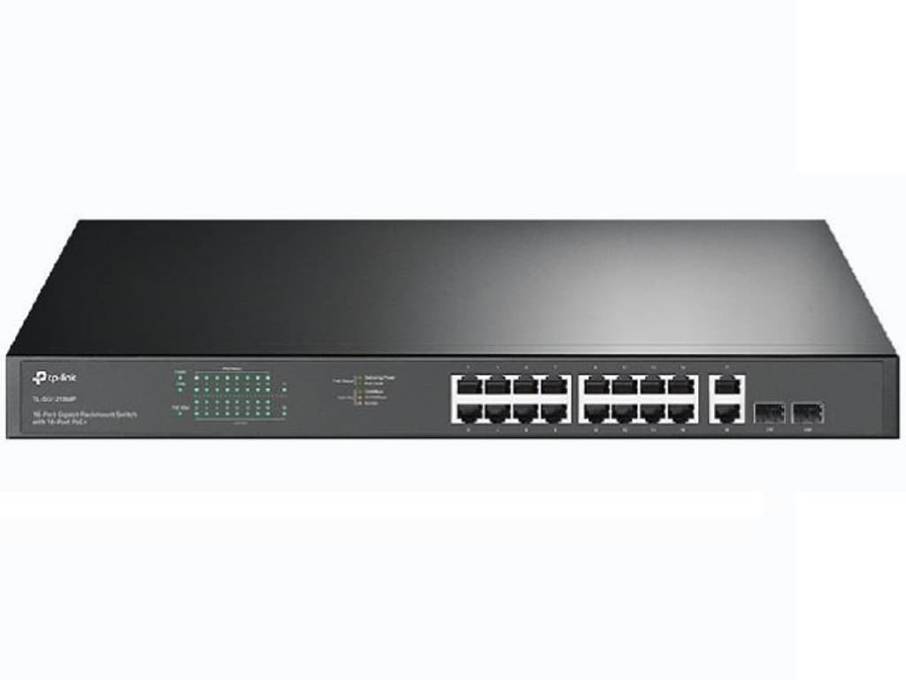 Fotografija proizvoda: Switch TP-LINK TL-SG1218MP Gigabit/18xRJ451Gbps/16-Port PoE+/ 2x combo gigabit SFP/Rackmount