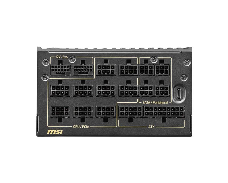 Fotografija proizvoda: MEG Ai1600T PCIE5 1600W napajanje 12Y