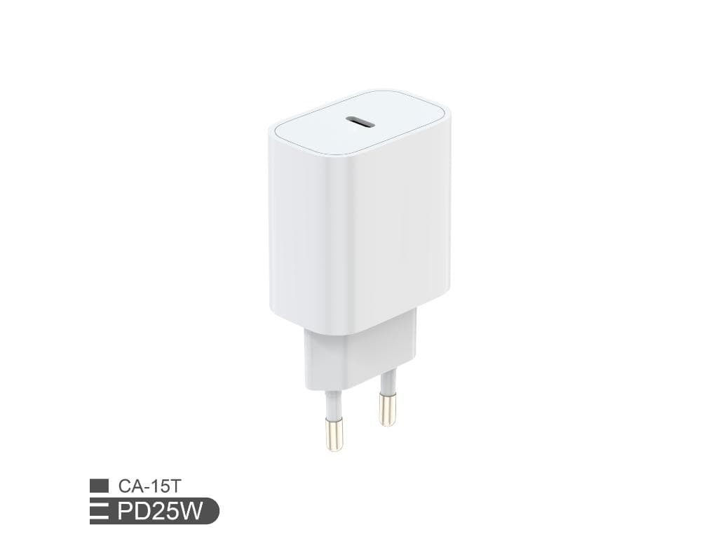 Fotografija proizvoda: Zidni punjac FULMOVA GAN PD/25W/bela sa USB-C kablom