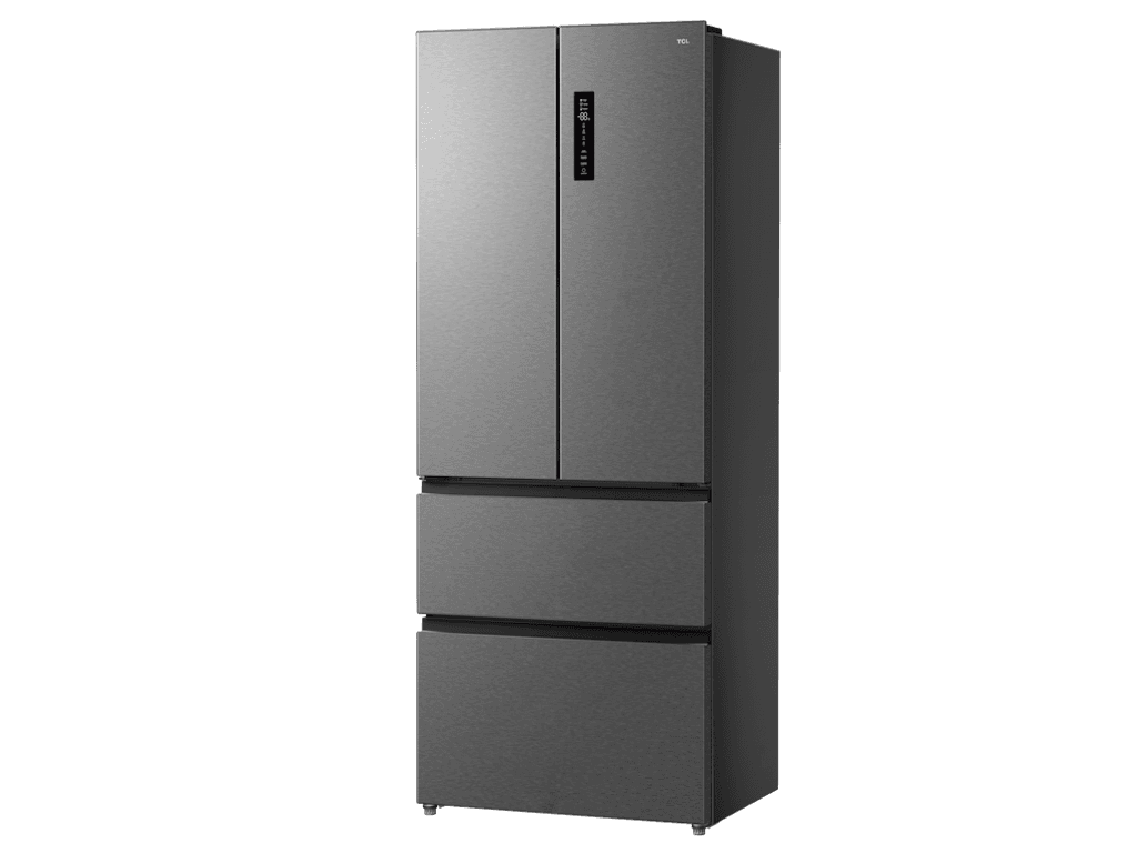 Fotografija proizvoda: Frižider TCL RC532FXE0EE/samostojeci/kombinovani/FrenchDoor/Total No Frost/E/532L/190x83,3x64cm/inox