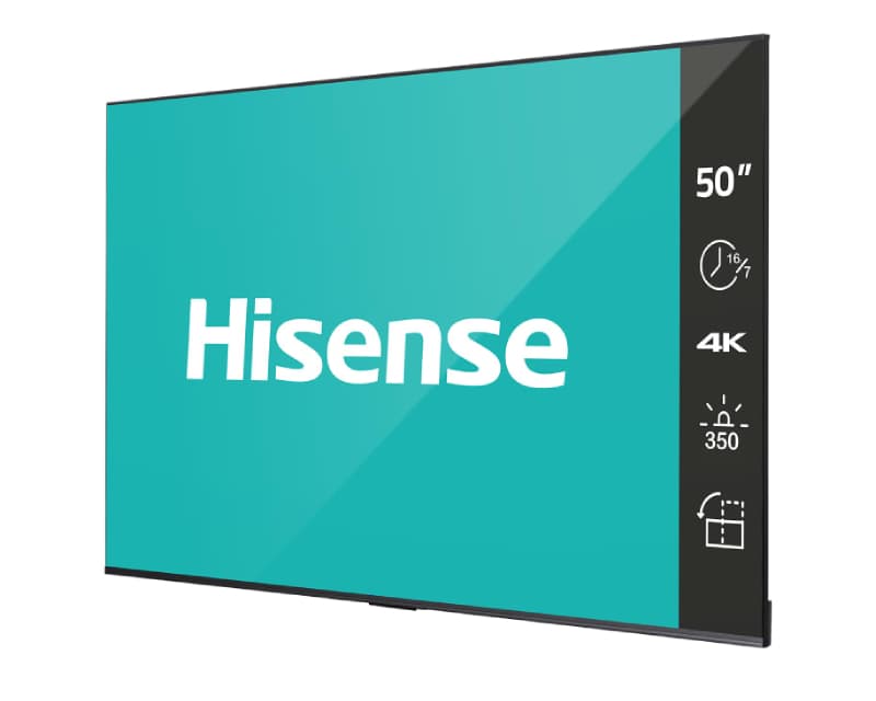 Fotografija proizvoda: 50 inča 50DP30FE 4K UHD 350 nita Digital Signage Display - 16/7 Operation
