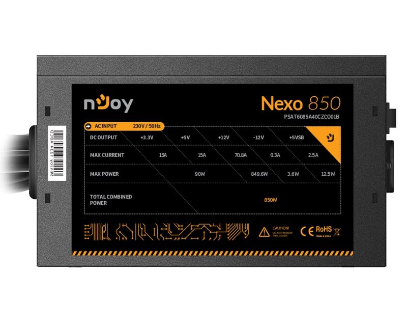 Fotografija proizvoda: Nexo 850 850W napajanje (PSAT6085A40CZCO01B)