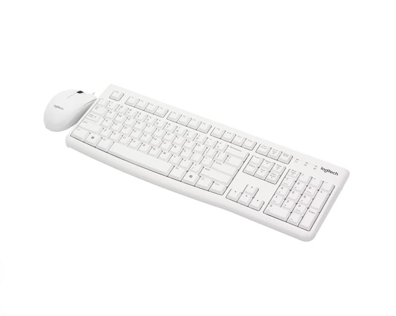 Fotografija proizvoda: MK120 Desktop USB US tastatura + USB miš beli