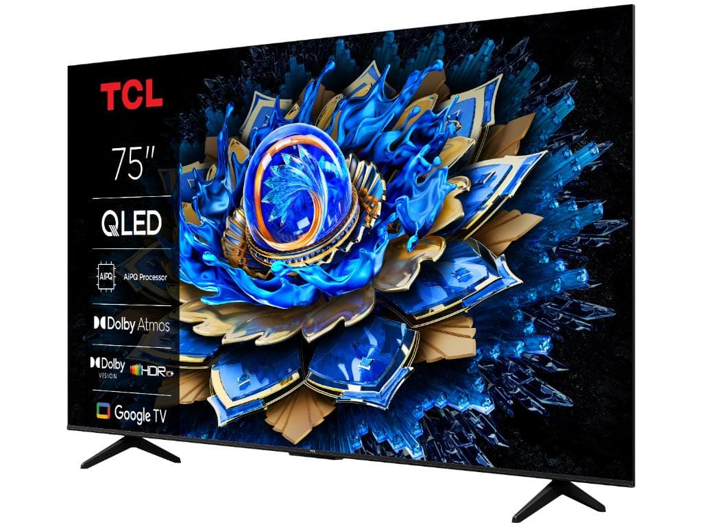 Fotografija proizvoda: Televizor TCL 75T69C/QLED/75"/4K UHD/60Hz/Google TV/crna