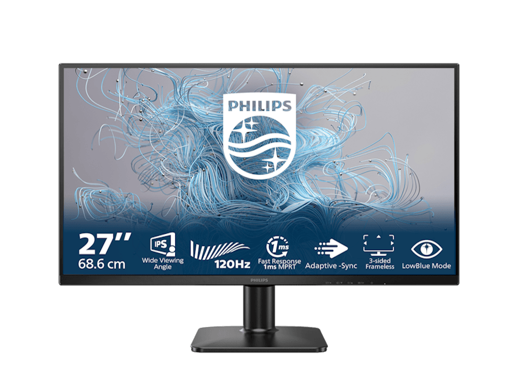 Fotografija proizvoda: Monitor PHILIPS 27E2N1110/00 27"/IPS/1920x1080/120Hz/4ms/VGA,HDMI/Adaptive sync/VESA/crna