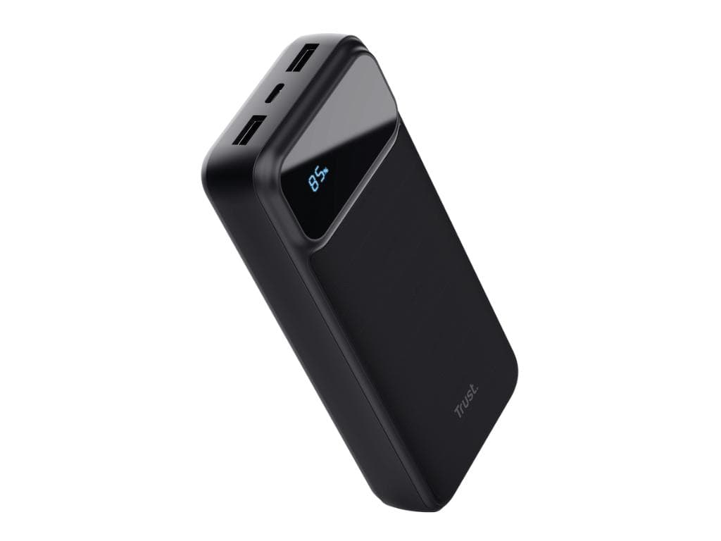 Fotografija proizvoda: Eksterna baterija TRUST AVALA 20.000 PD Powerbank/LCD/crna