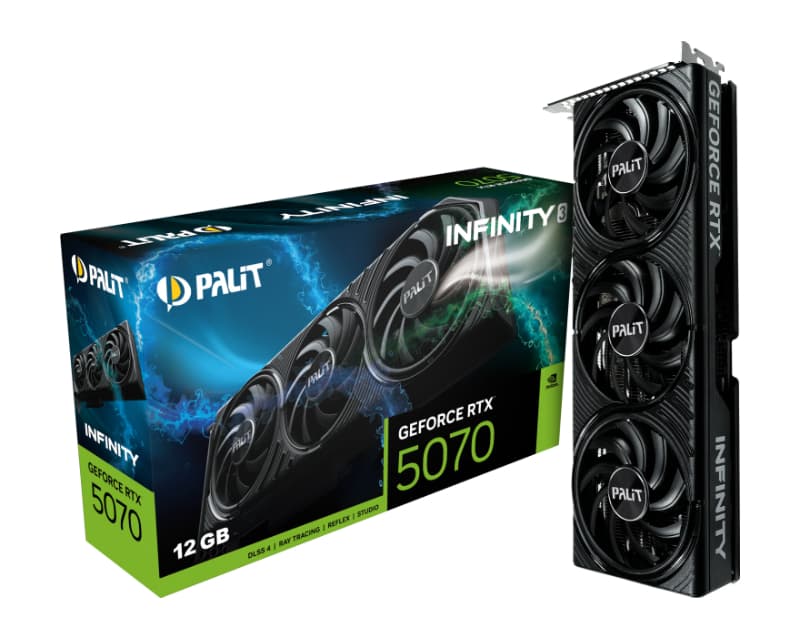 Fotografija proizvoda: nVidia GeForce RTX 5070 12GB 192bit RTX 5070 Infinity 3 grafička karta