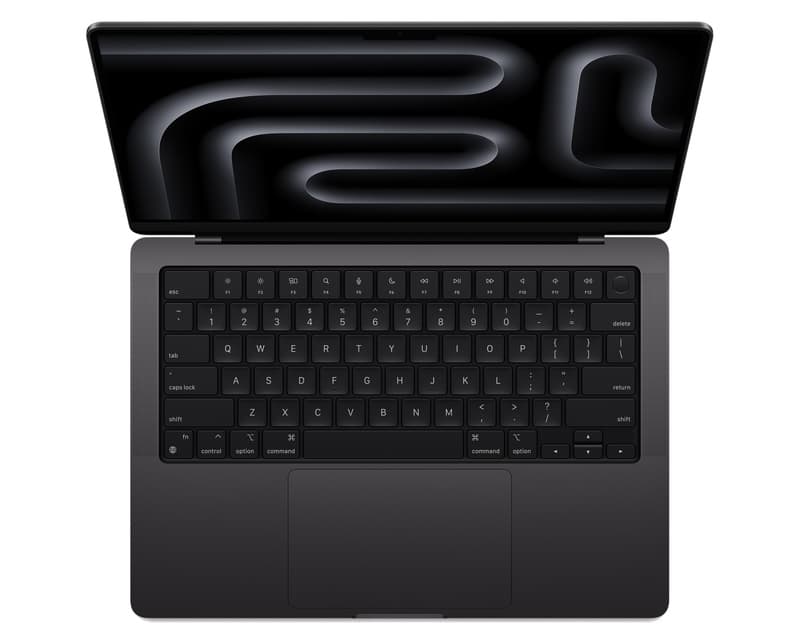 Fotografija proizvoda: MacBook Pro 14.2 inča M5 10-jezgarni CPU 10-jezgarni GPU 16GB 1TB SSD Space Black (MDE14)