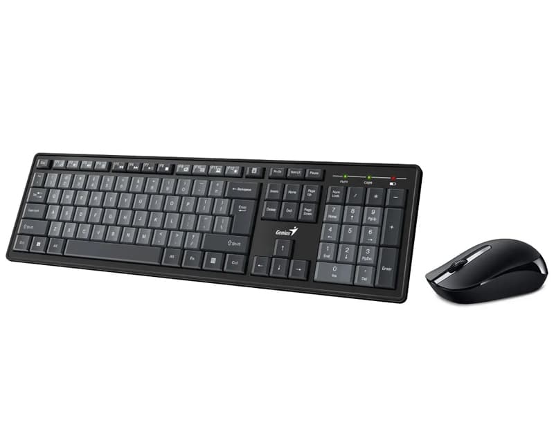 Fotografija proizvoda: Smart KM-8200 Wireless USB US crna tastatura + miš