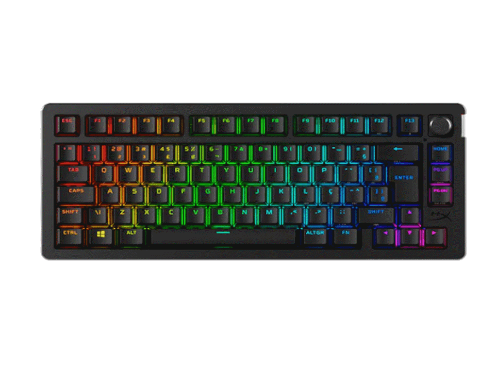 Fotografija proizvoda: Tastatura HyperX Alloy Rise 75/Wireless/Gaming/crna