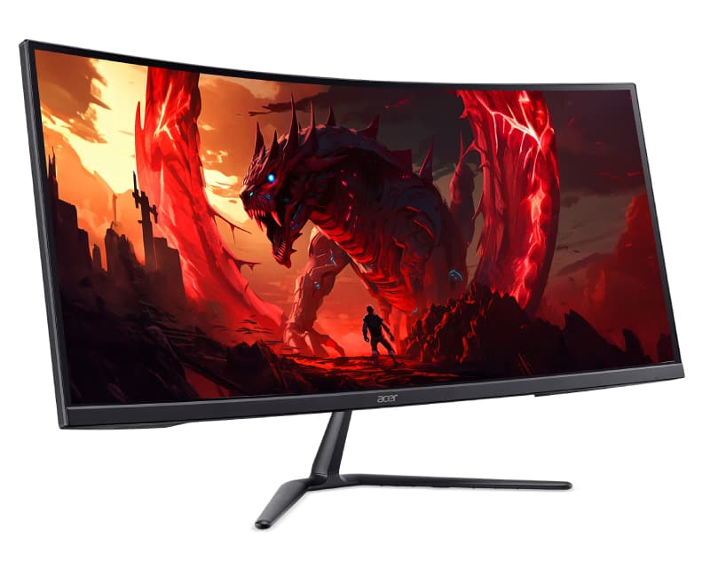 Fotografija proizvoda: 34 inča Nitro ED340CURJ0BMIIPX ED0 UWQHD 3440x1440 VA 120 Hz zakrivljeni gaming monitor