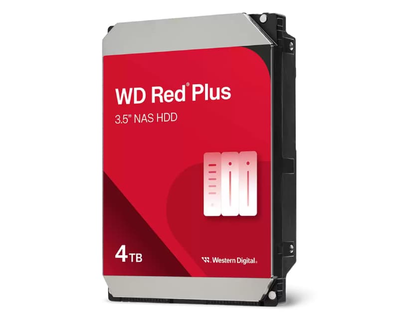 Fotografija proizvoda: 4TB 3.5 inča SATA III 128MB WD40EFZZ Red Plus hard disk