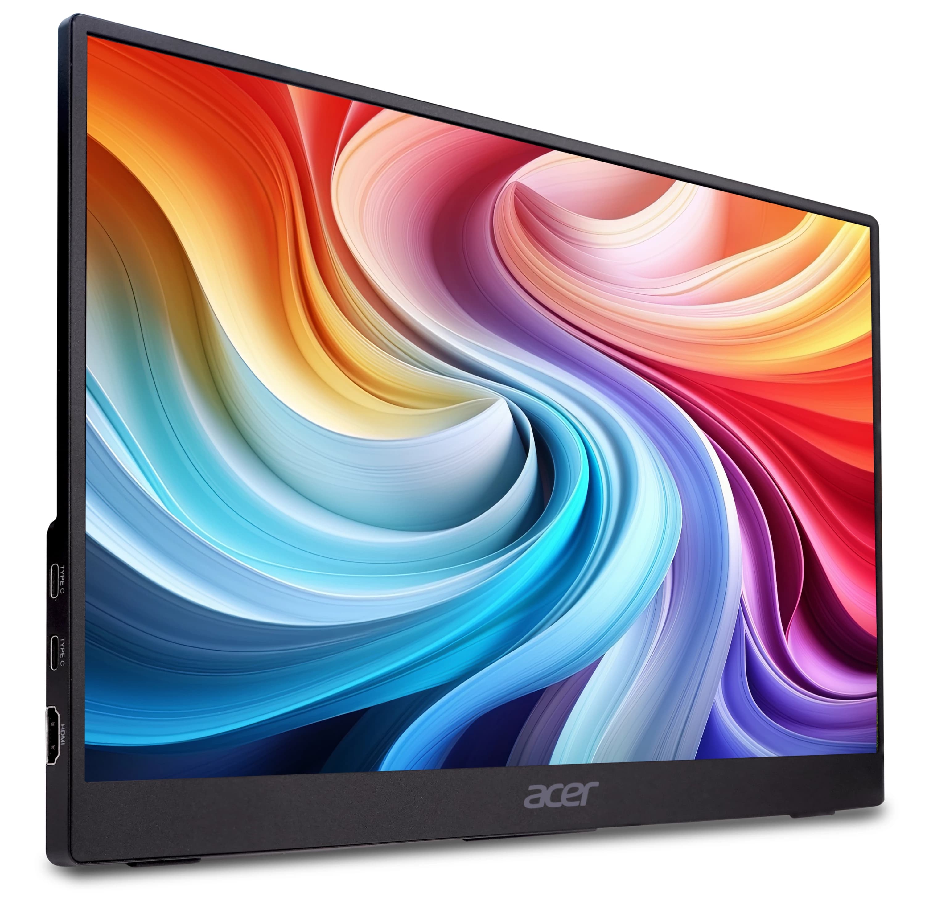 Fotografija proizvoda: Monitor ACER PM161QB1bmiuux 15,6"/IPS/1920x1080/60Hz/6ms GtG/Mini HDMI, USB type C x2/zvucnici/crna