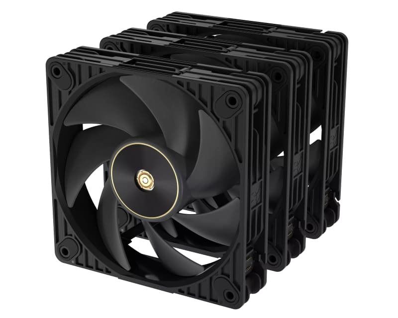 Fotografija proizvoda: PROART PF120 FAN PWM BLACK 3IN1 ventilator