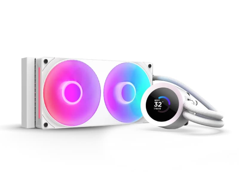 Fotografija proizvoda: Kraken Plus 240 RGB V2 vodeno hlađenje belo (RL-KR240-W2)