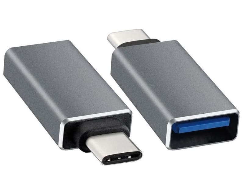 Fotografija proizvoda: Adapter USB tip C - USB 3.0 M/F crni