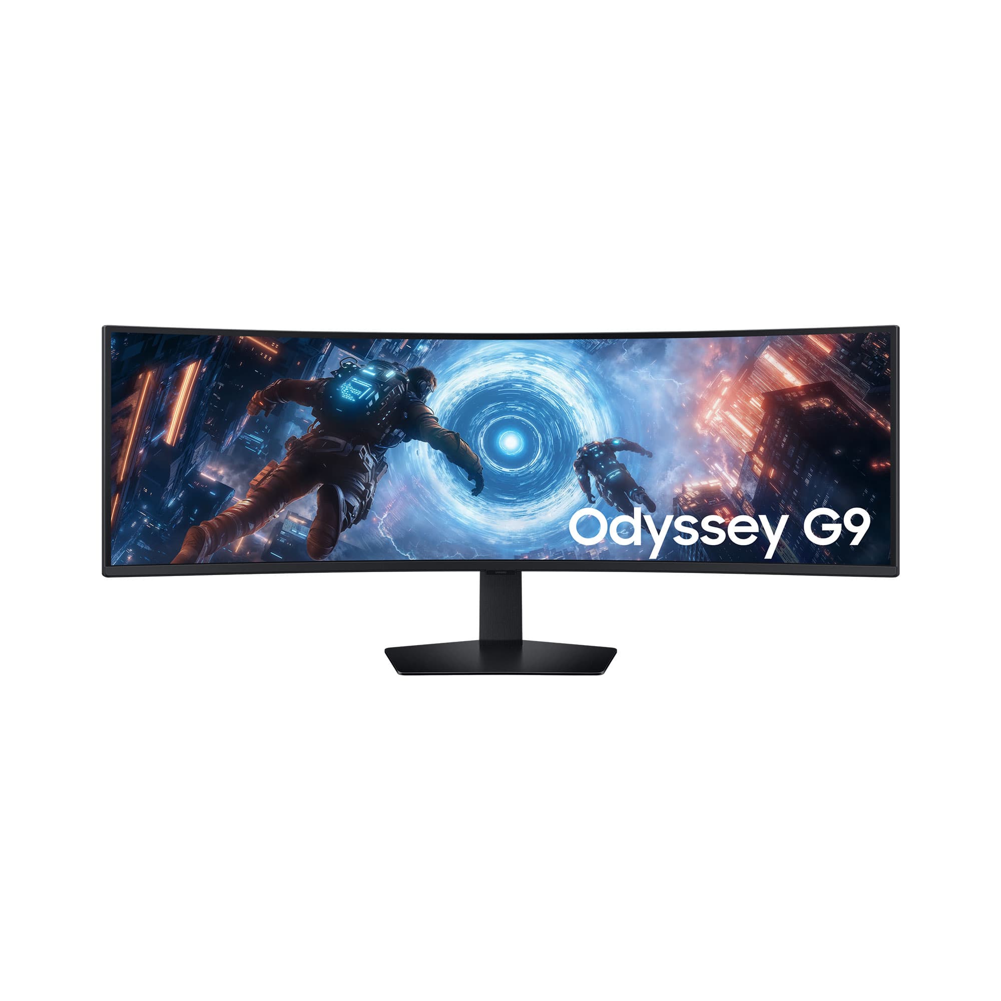 Fotografija proizvoda: Monitor SAMSUNG LS49FG910EUXEN 49"/VA,zakrivljen,32:9/5120x1440/144Hz/1msGTG/HDMI,DP/freesync/crna