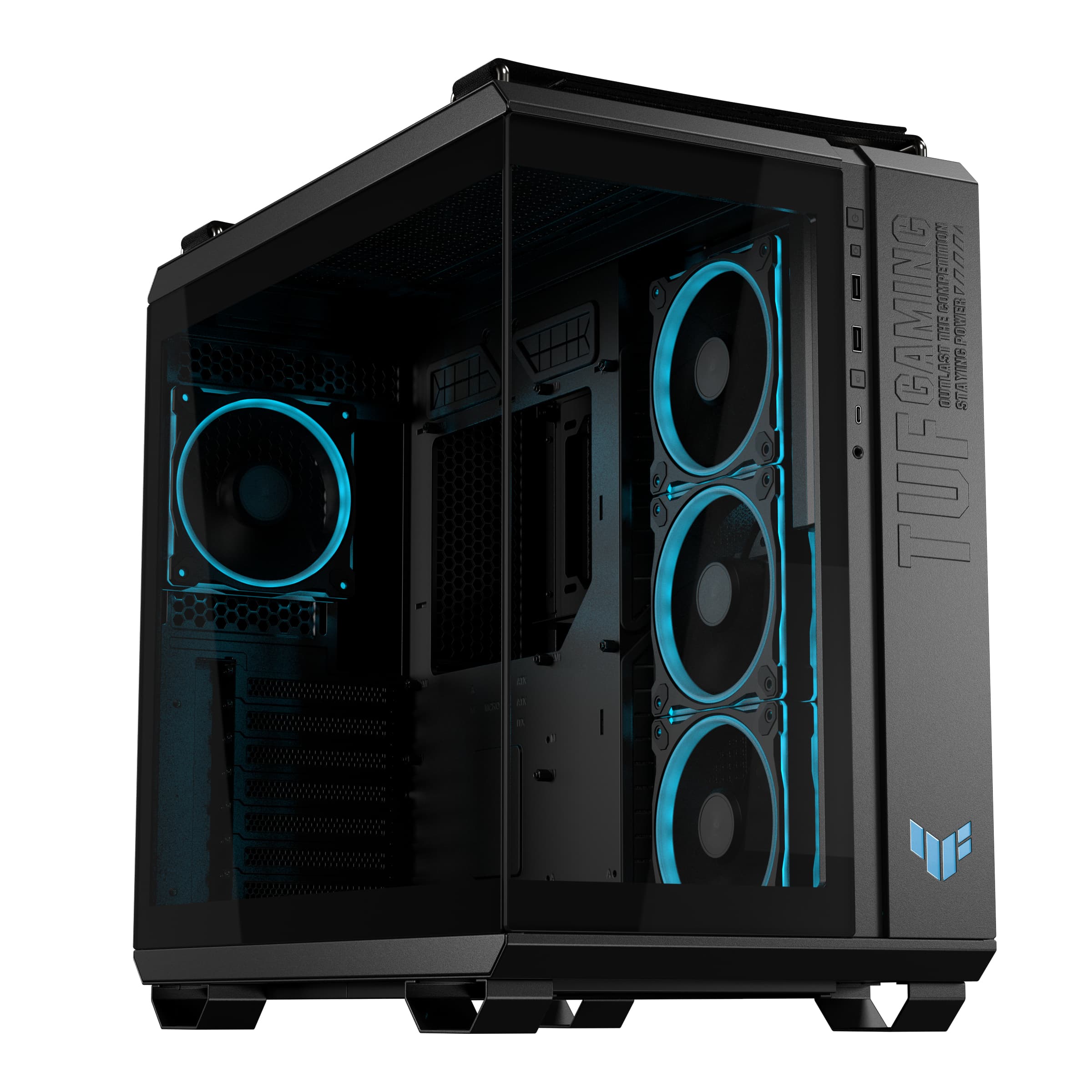 Fotografija proizvoda: GT502 HORIZON TG ARGB BLACK TUF Gaming kućište crno