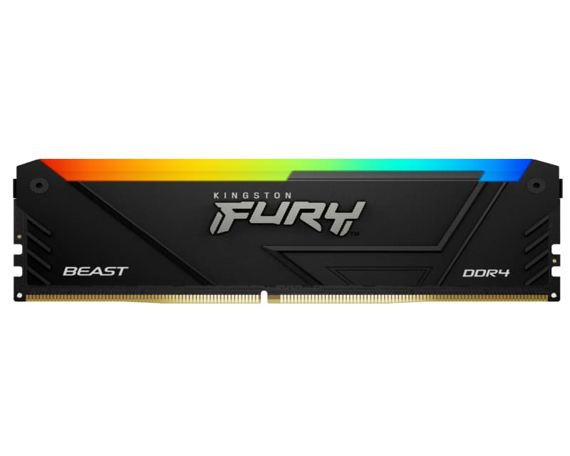 Fotografija proizvoda: DIMM DDR4 16GB 3200MT/s KF432C16BB2A/16 Fury Beast RGB