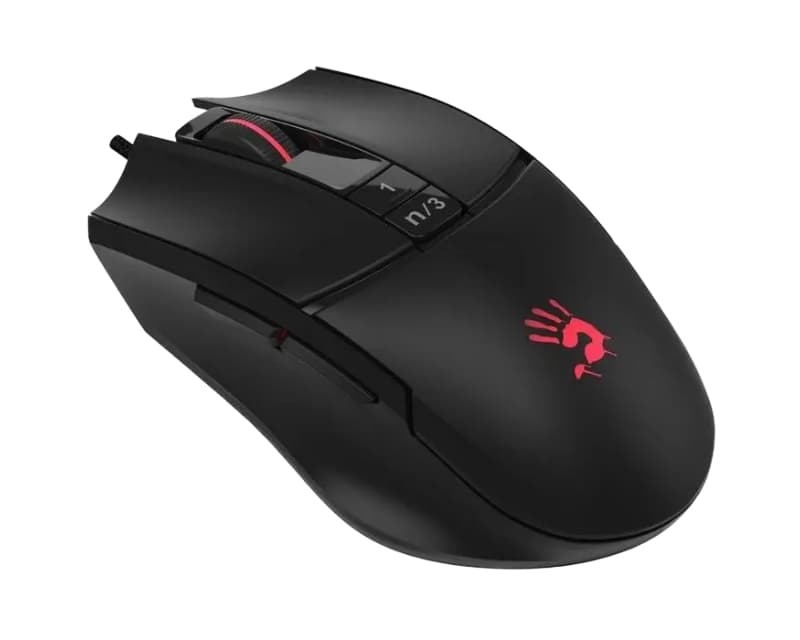 Fotografija proizvoda: L65 Max Bloody RGB Gaming Stone Black USB miš crni
