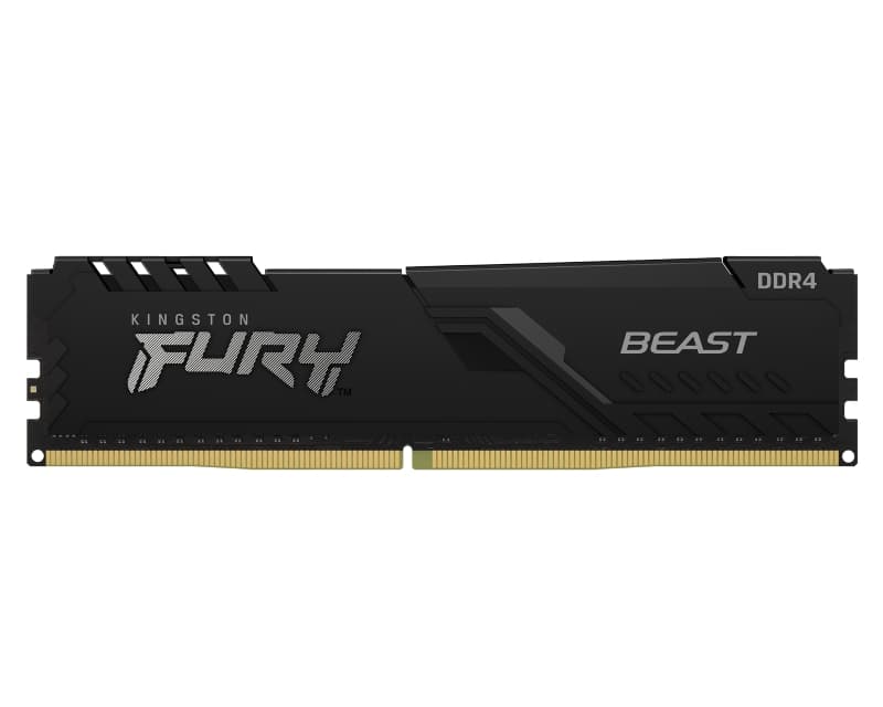 Fotografija proizvoda: DIMM DDR4 8GB 3200MT/s KF432C16BB/8 Fury Beast Black
