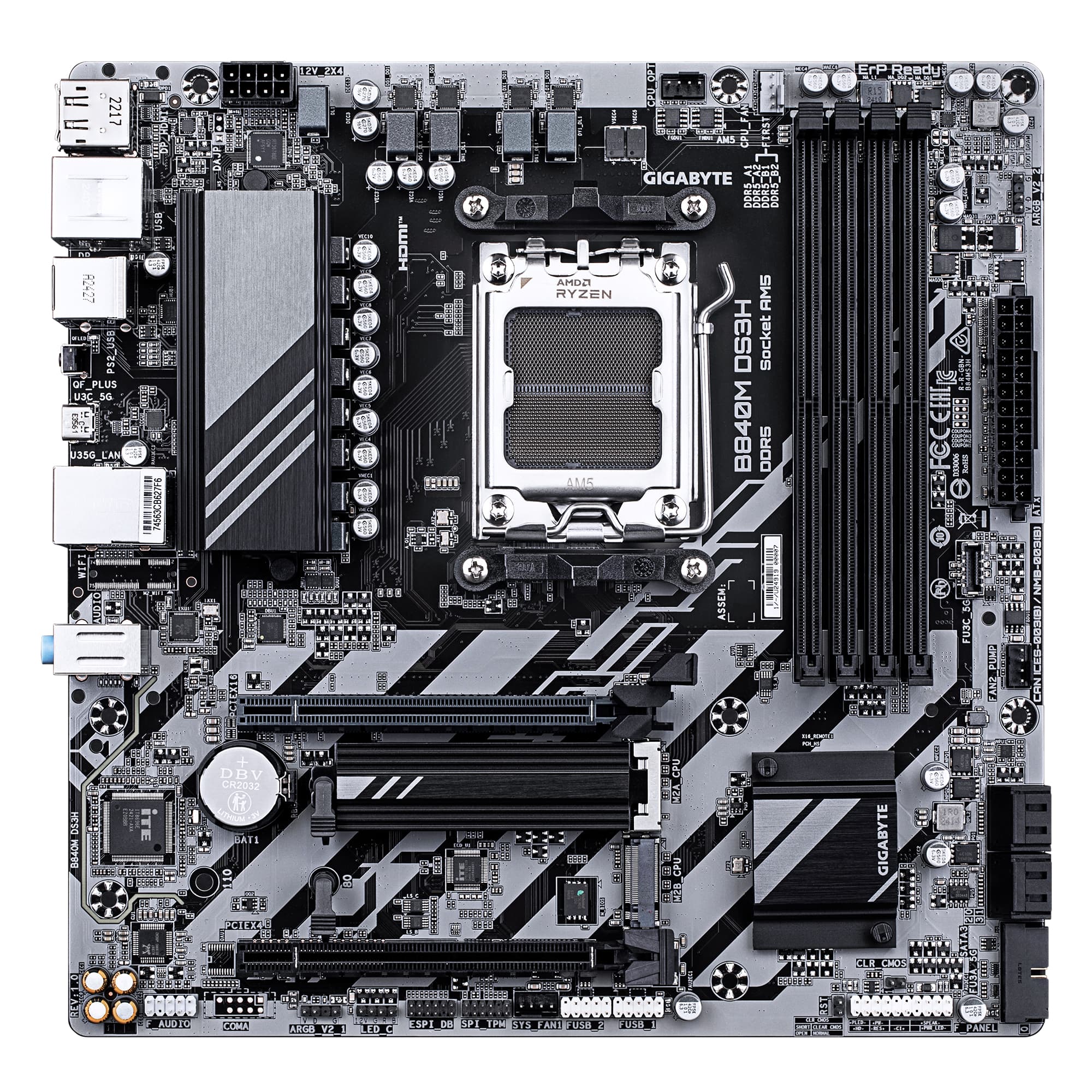 Fotografija proizvoda: B840M DS3H rev. 1.0 motherboard
