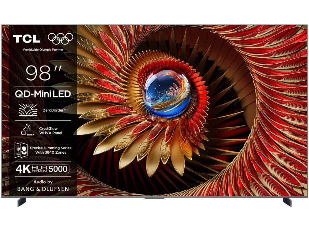 Fotografija proizvoda: Televizor TCL 98C8K/QLED-Mini LED/98"/4K UHD/144Hz/Google TV/Bang&Olufsen/crna