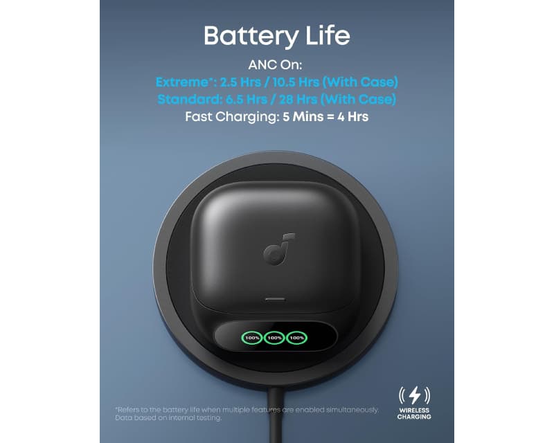 Fotografija proizvoda: Soundcore Liberty 5 Pro ANC BT bube sa mikrofonom bele