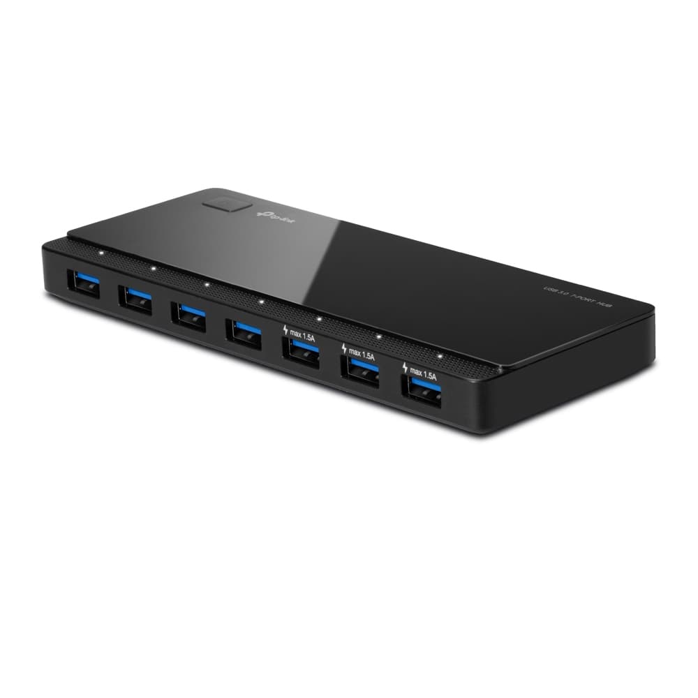 Fotografija proizvoda: Adapter TP-LINK UH700 prenosni HUB/7xUSB 3.0/napajanje