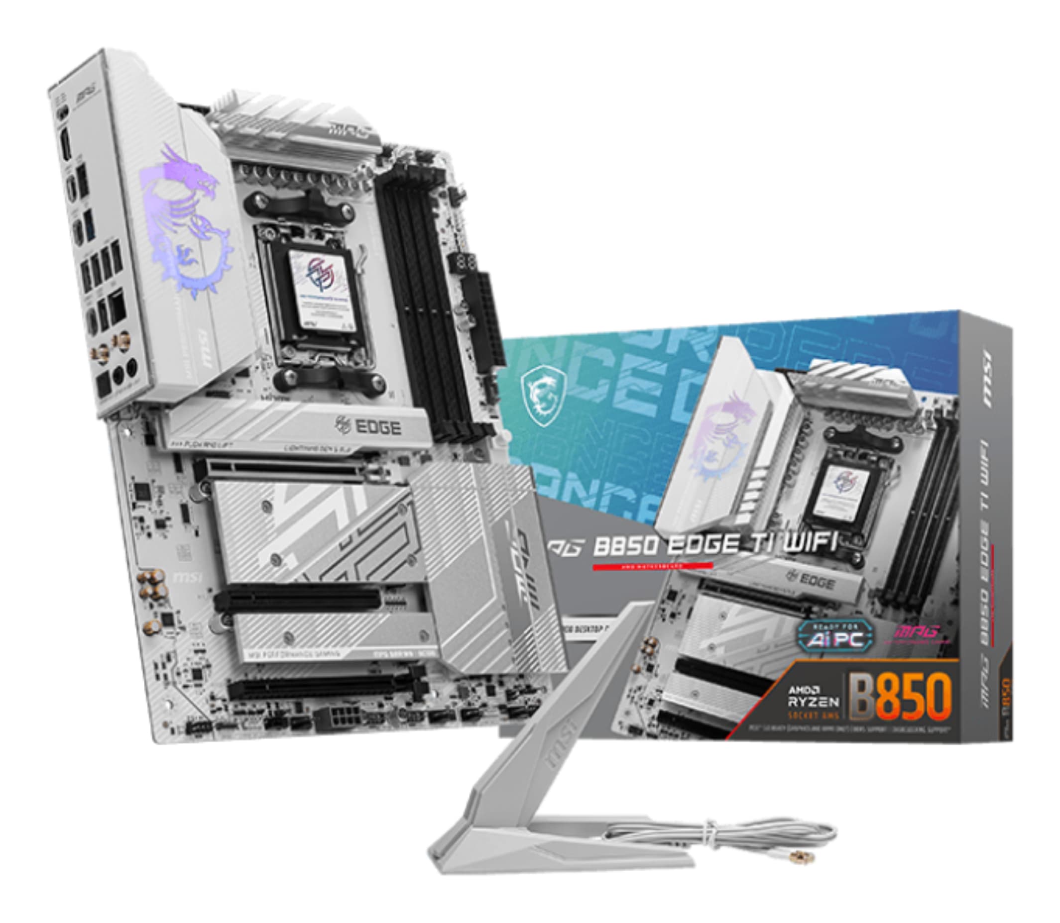 Fotografija proizvoda: MPG B850 EDGE TI WIFI motherboard