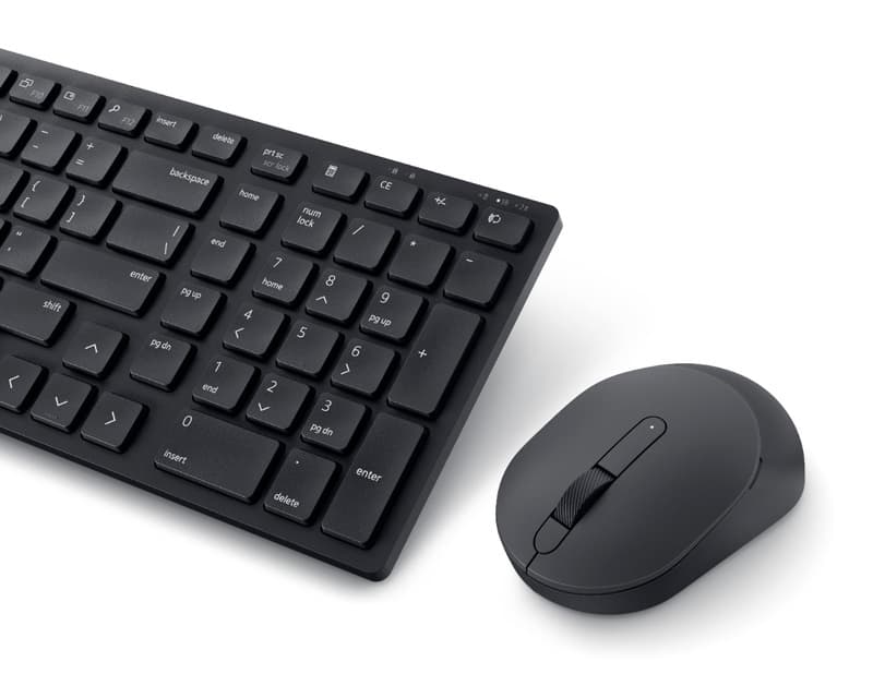Fotografija proizvoda: KM555 Pro Kompaktna tiha US tastatura + miš crna