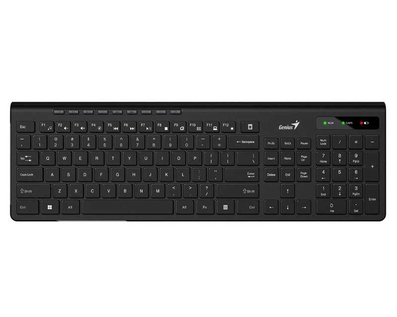 Fotografija proizvoda: SlimStar 7230 USB US bežična crna tastatura
