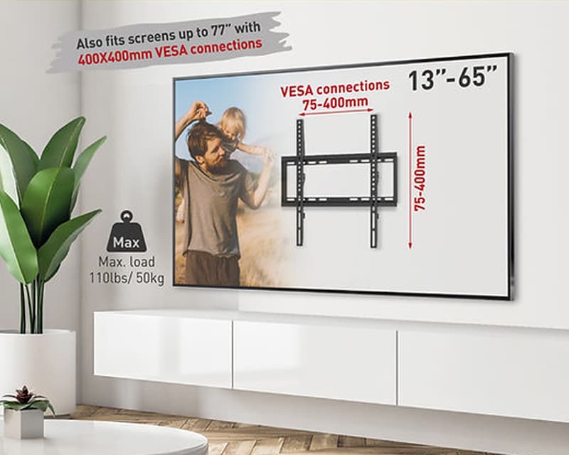 Fotografija proizvoda: E307.B LCD TV zidni nosač 13-65 inča