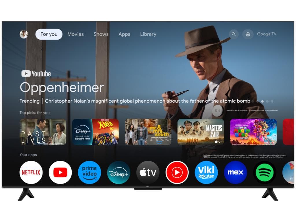 Fotografija proizvoda: Televizor TCL 65T69C/QLED/65"/4K UHD/60Hz/Google TV/crna