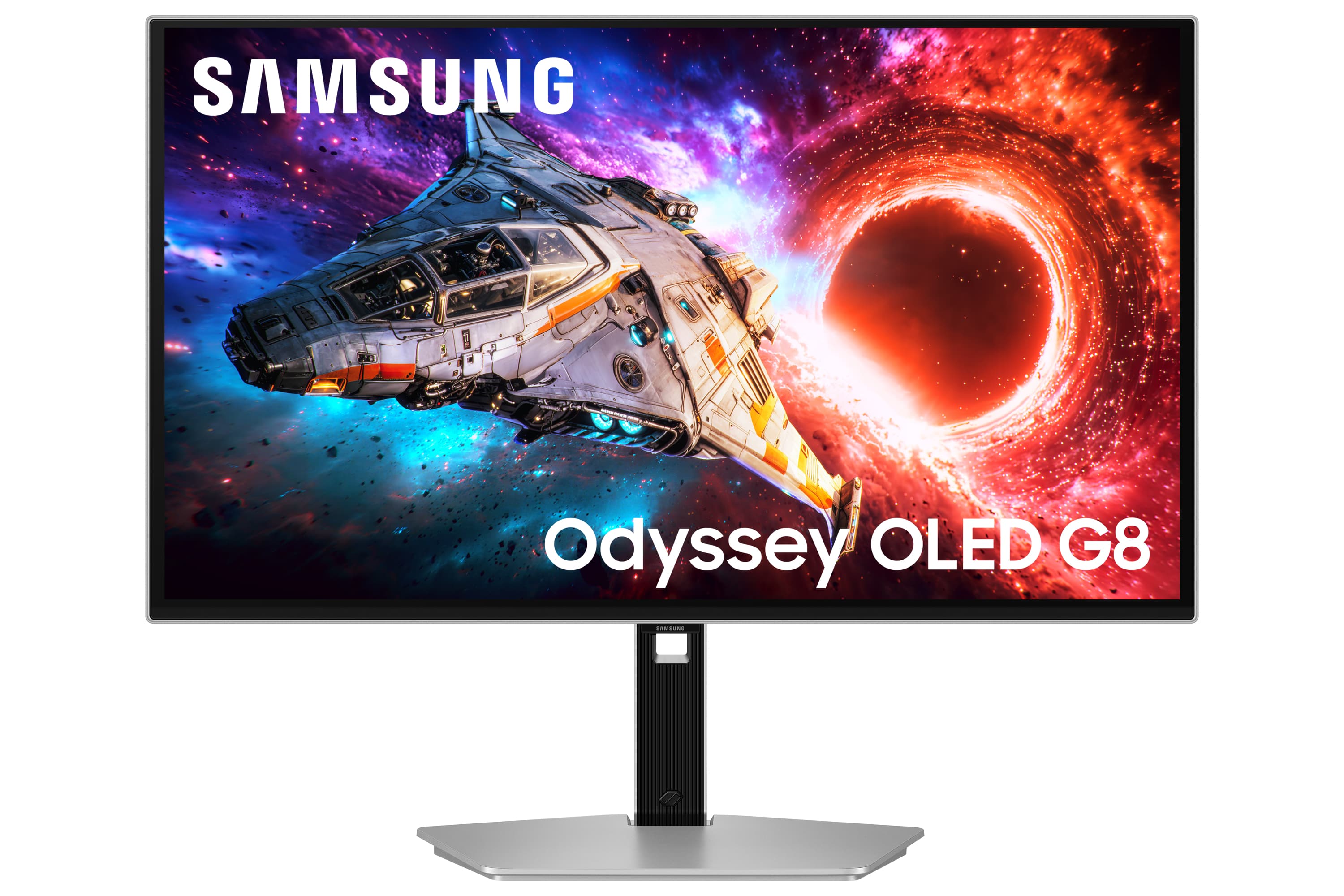 Fotografija proizvoda: Monitor SAMSUNG LS32HG802ESXEN 32"/IPS/6144x3456/6K 165Hz 3K 330Hz/1ms/HDMIx2,DP,USB/G-sync/pivot
