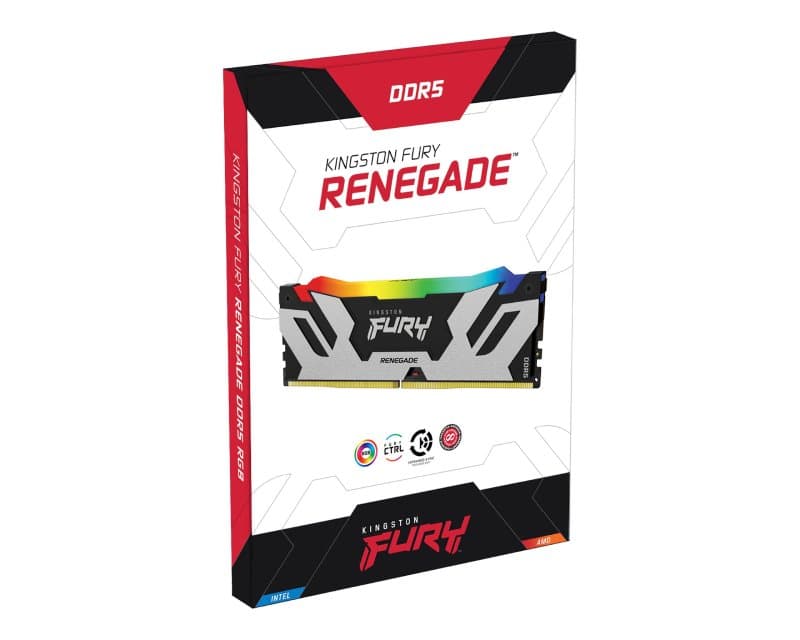 Fotografija proizvoda: DIMM DDR5 16GB 6400MT/s KF564C32RSA-16 FURY Renegade RGB XMP