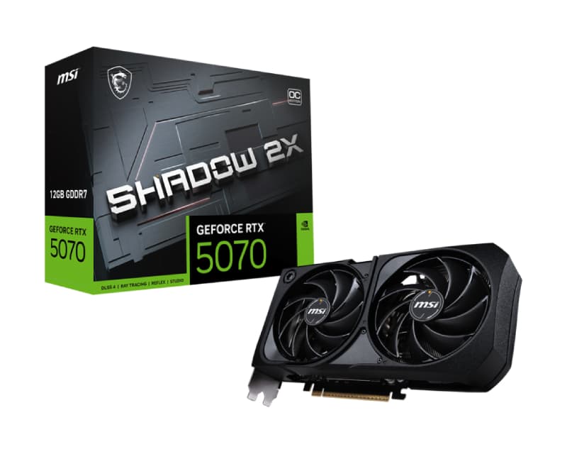 Fotografija proizvoda: GeForce RTX 5070 12G SHADOW 2X OC grafička karta