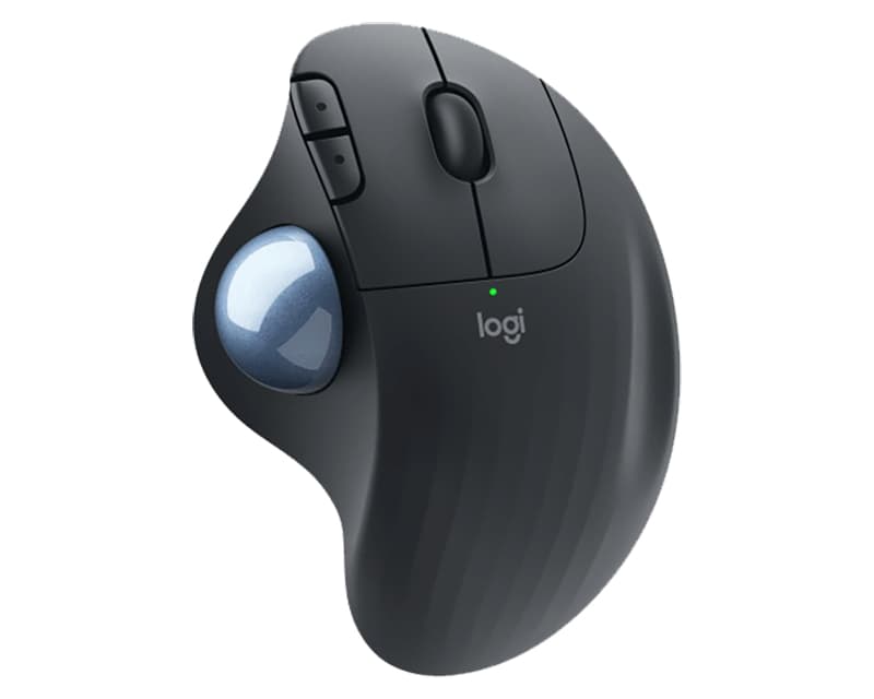 Fotografija proizvoda: M575s ERGO Bluetooth Trackball Grafitna plava kuglica miš