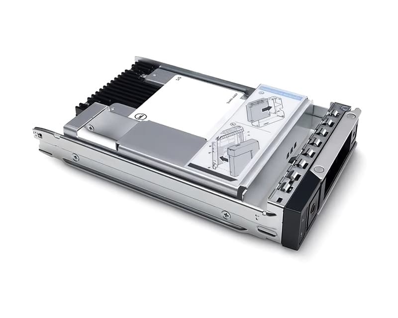Fotografija proizvoda: 1.92TB SSD SATA RI 6Gbps 512e 2.5in sa 3.5in HYB CARR, Hot-Plug, CUS Kit