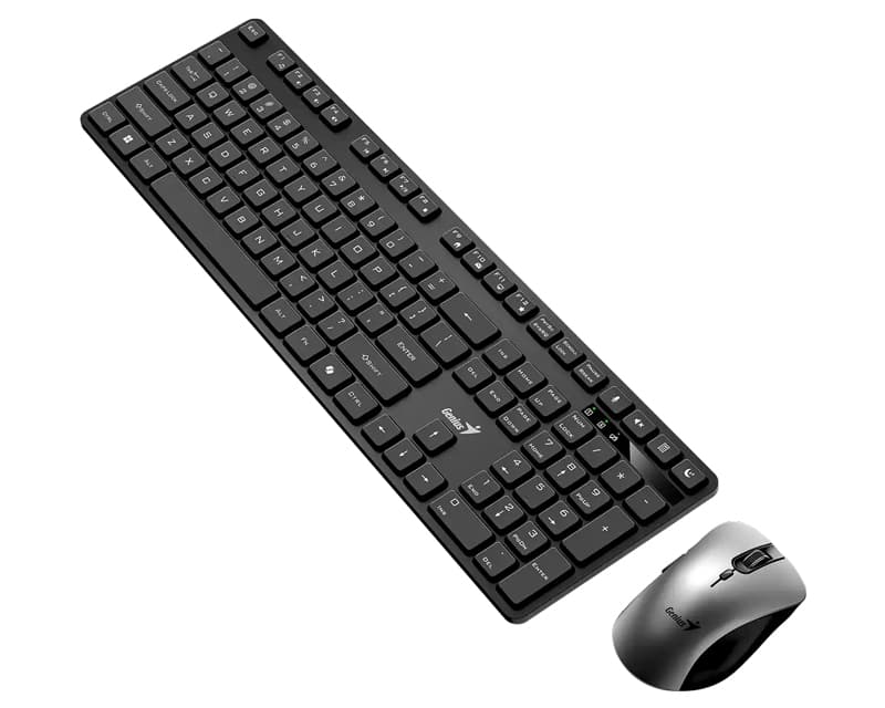 Fotografija proizvoda: KM-8216S Wireless USB YU bežična crna tastatura i miš
