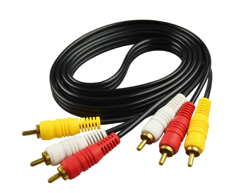 Fotografija proizvoda: Cinch-cinch kabl 3xRCA - 3xRCA 1.5m crni